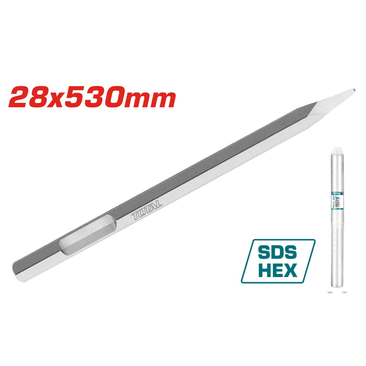 Burin hexagonal TOTAL TAC15342811