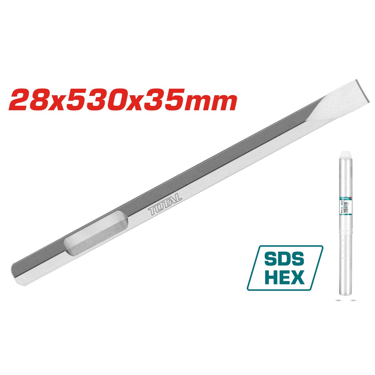 Burin hexagonal TOTAL TAC153428112