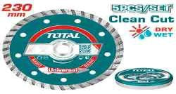 Disque diamant turbo 230mm TOTAL