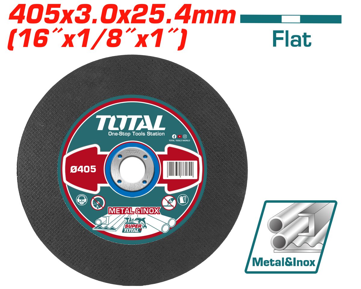 Disque à tronçonner métal TOTAL TAC2214051