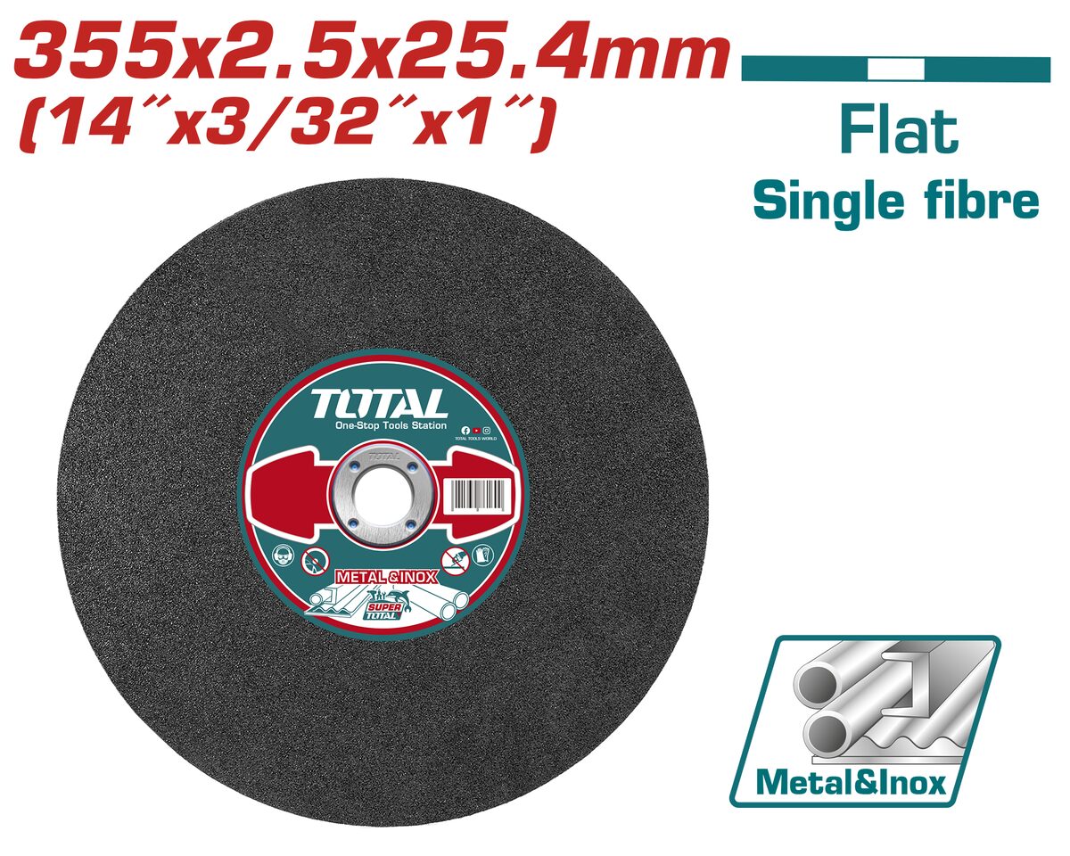 Disque à tronçonner métal TOTAL TAC2253551