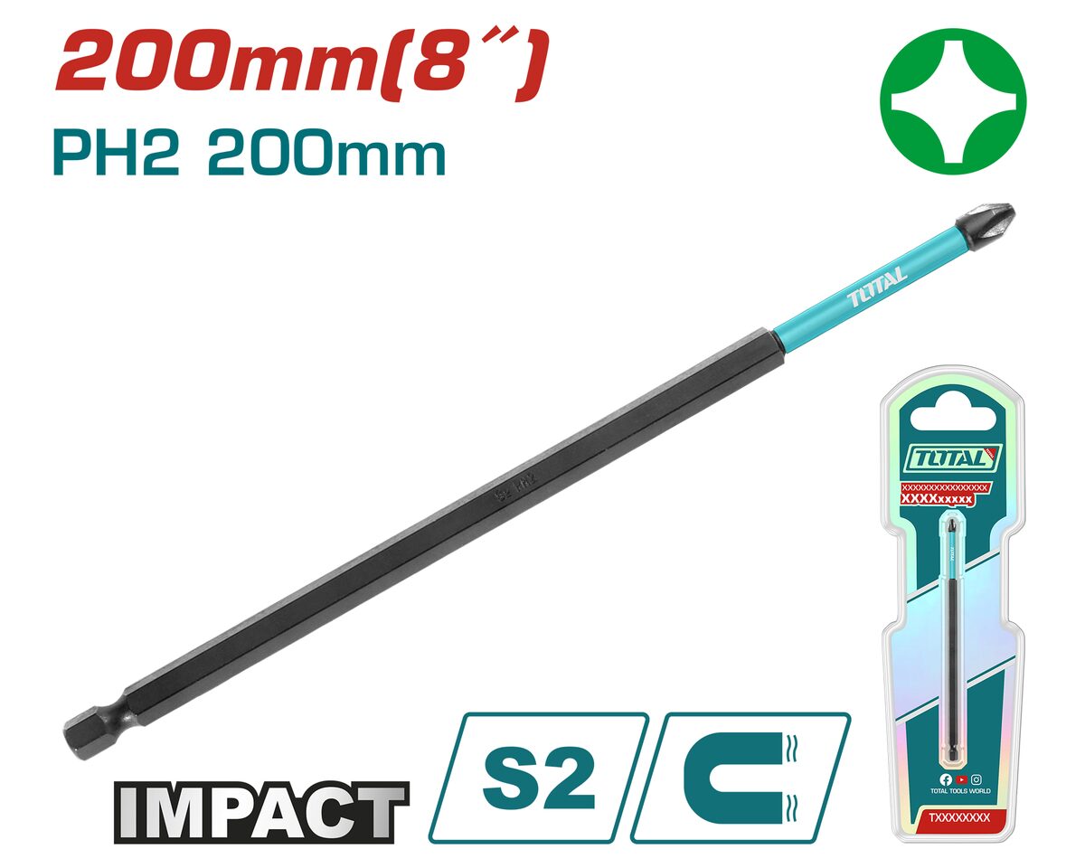 Embout de vissage à choc TOTAL TACIM71PH2200