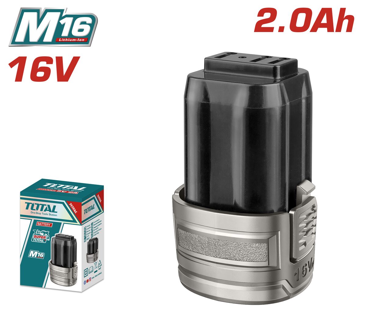 Batterie lithium-ion TOTAL TFBLI1620