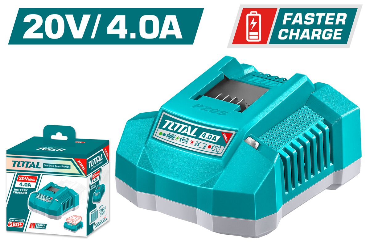 Chargeur batterie P20S 4.0A TOTAL TFCLI20411