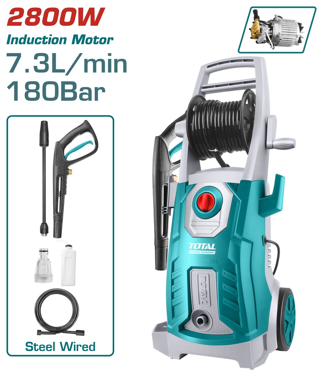 Nettoyeur haute pression 2800W TOTAL