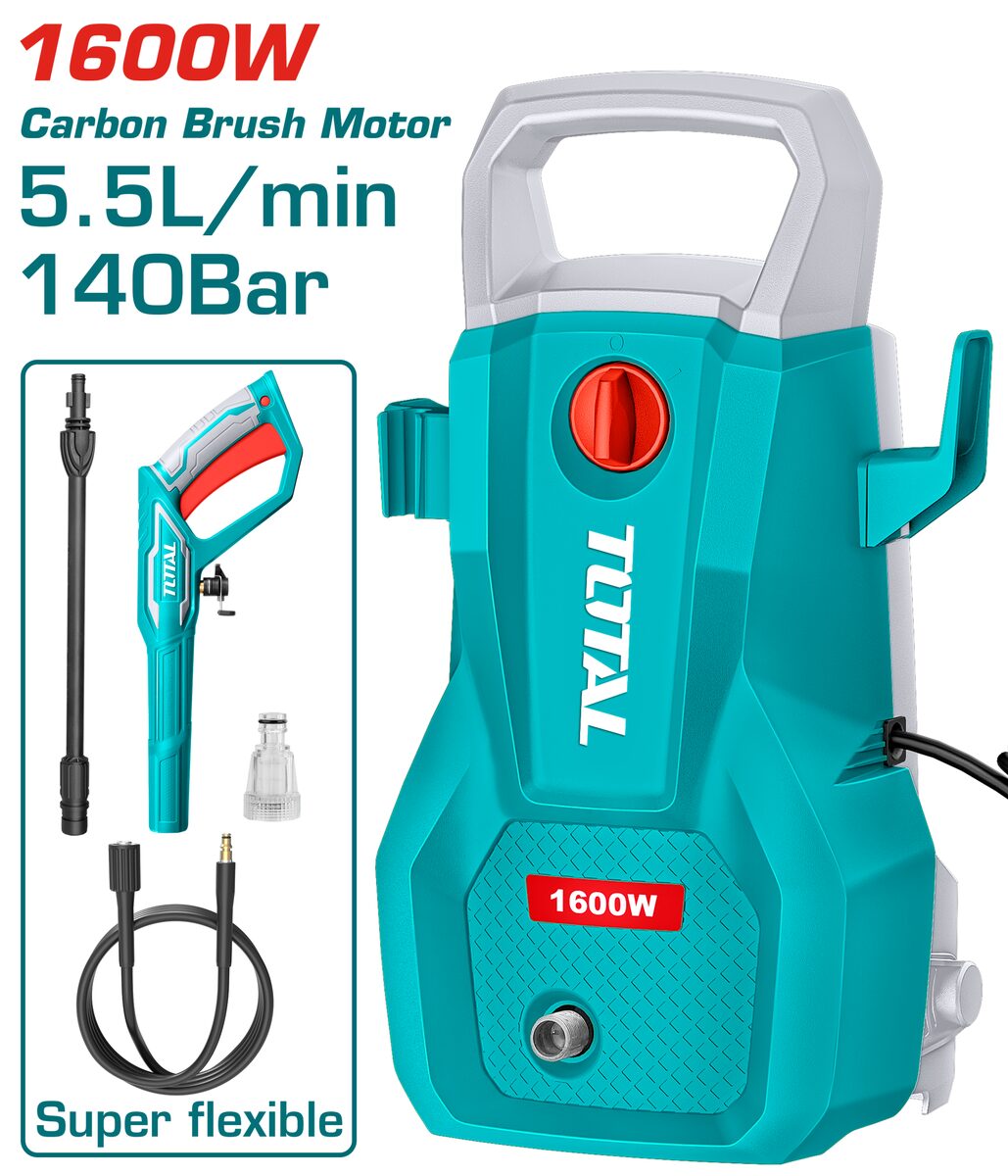 Nettoyeur haute pression 1600W TOTAL TGT11336