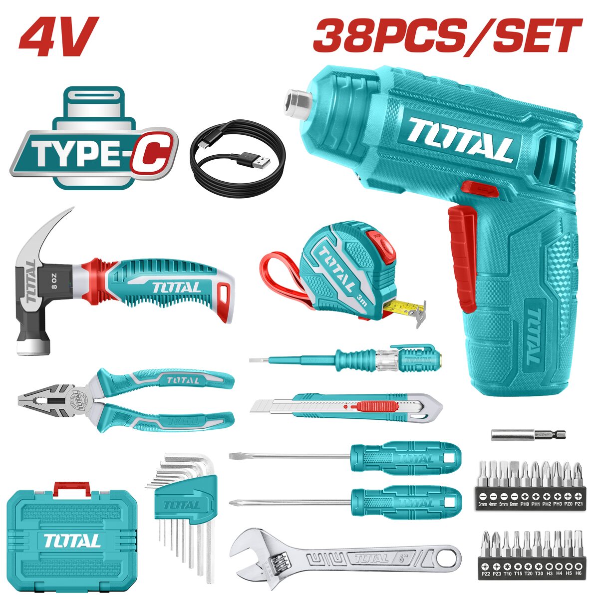 Coffret 38 outils S12 TOTAL