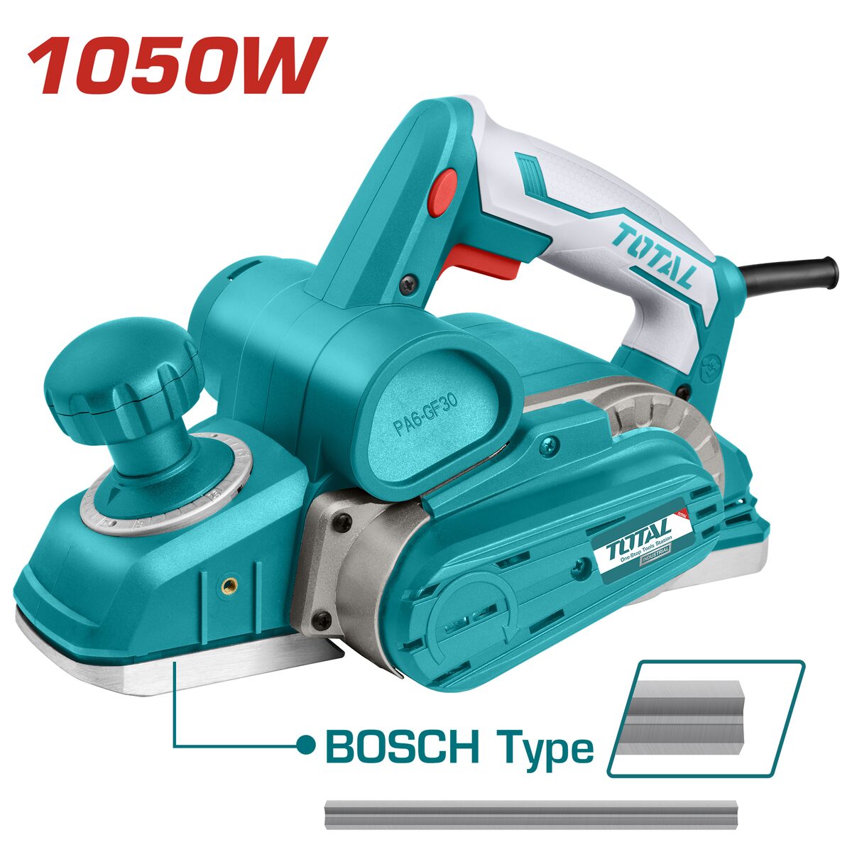 Rabot électrique 1050W TOTAL