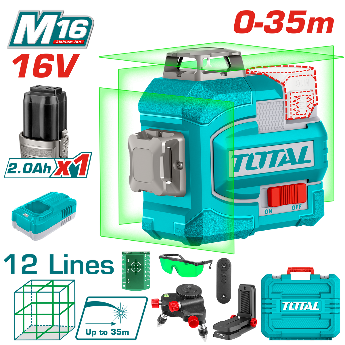 Niveau laser 3D sans fil