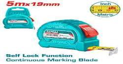Mètre ruban acier TOTAL TMT37519