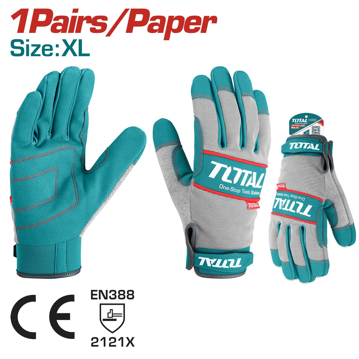 Gants mécanicien XL TOTAL