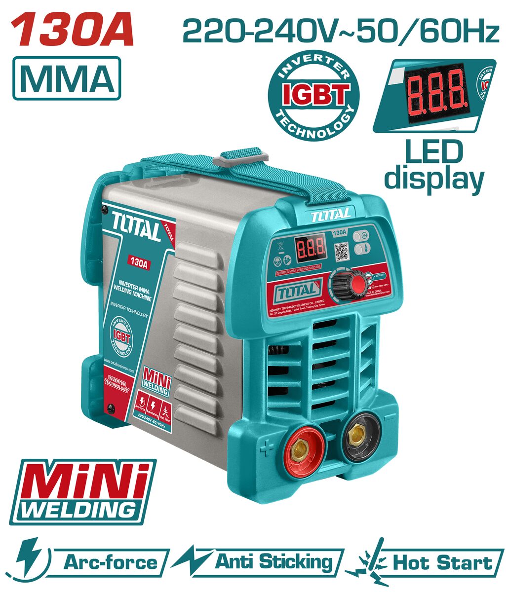 Poste à souder inverseur MMA 130A TOTAL