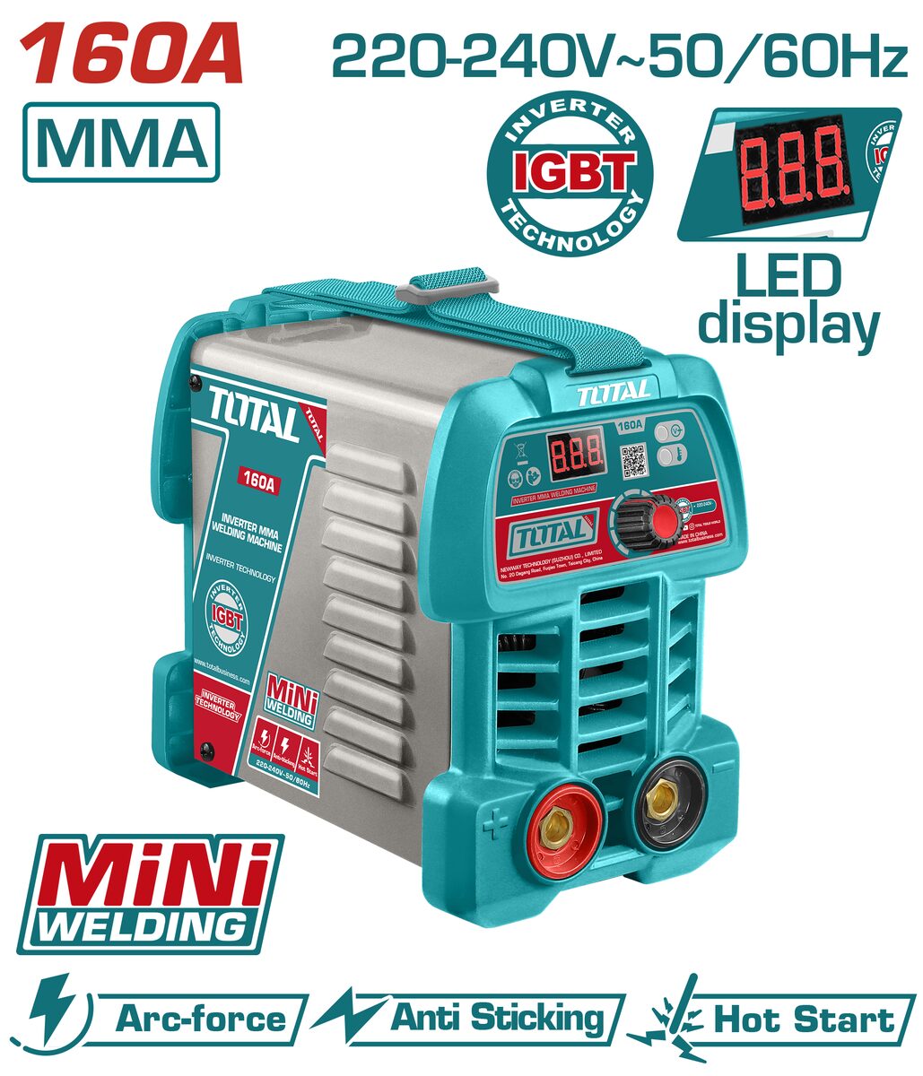 Poste à souder inverseur MMA 160A TOTAL