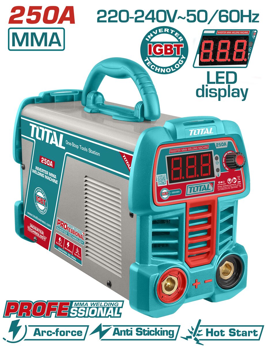 Poste à souder inverseur MMA 250A TOTAL