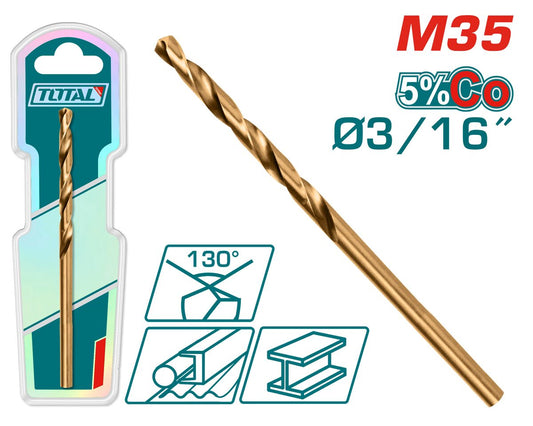 Foret HSS-CO M35 9mm TOTAL