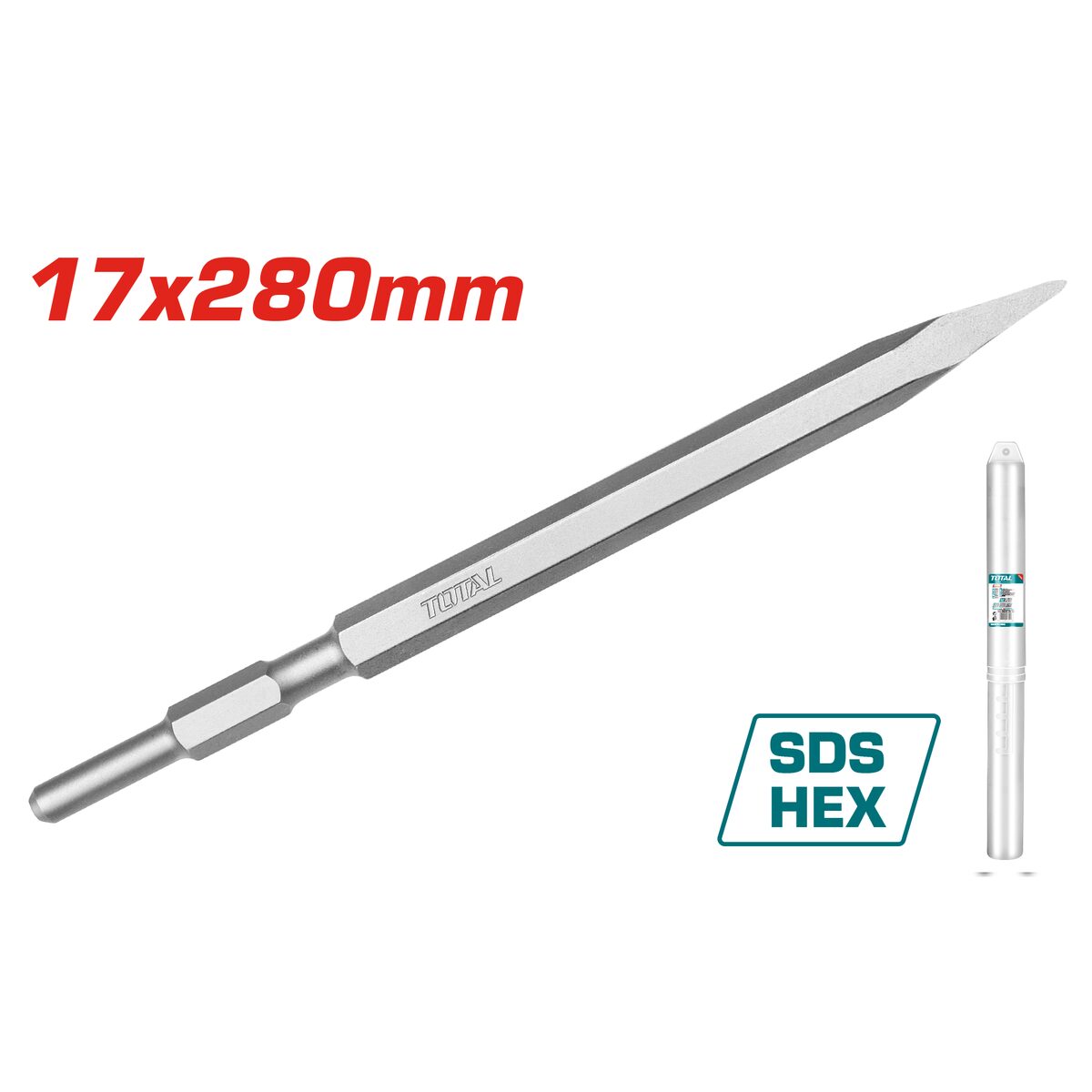 Burin hexagonal TOTAL TAC153171