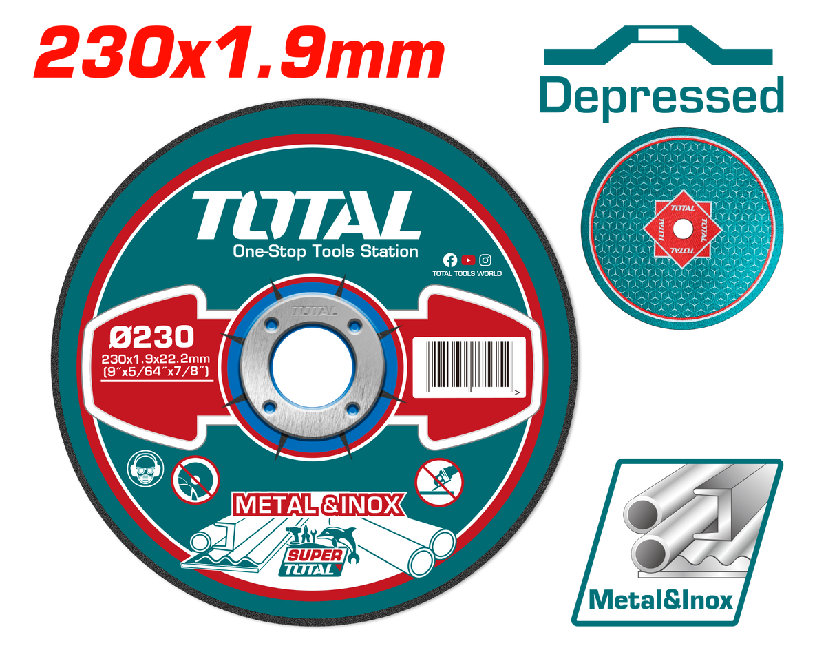Disque de coupe en métal abrasif