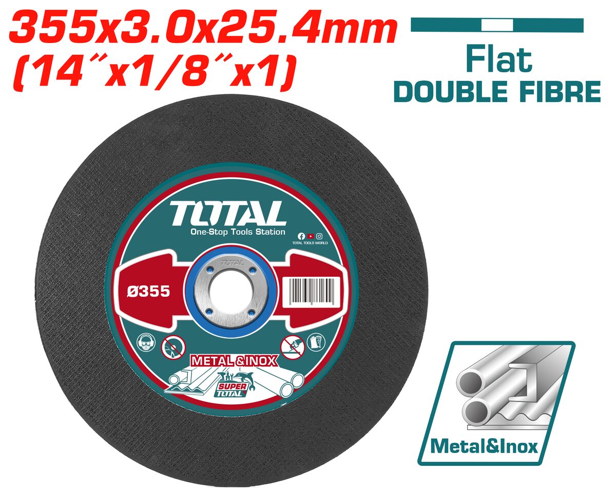 Disque à tronçonner métal TOTAL TAC2213551