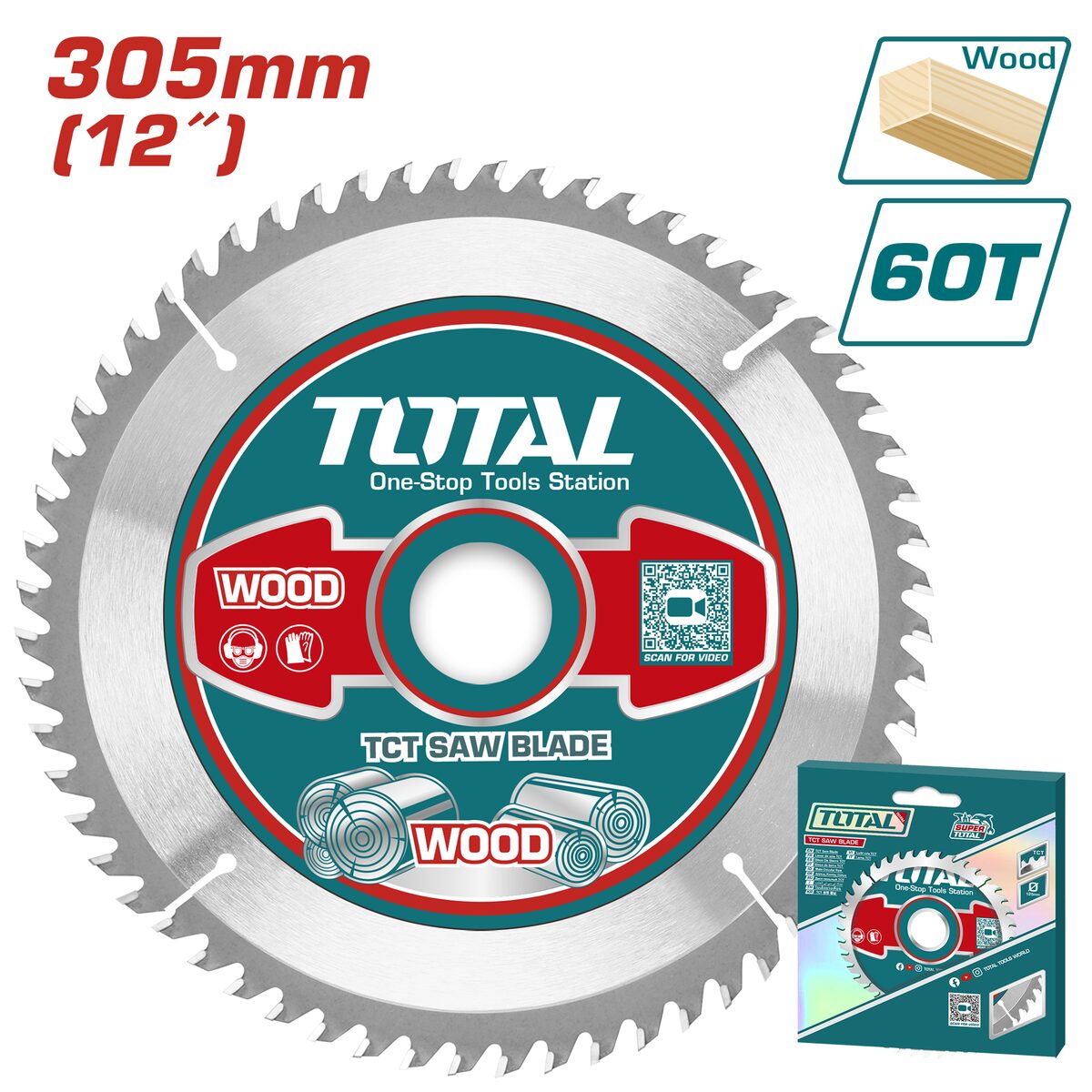 Lame TCT 305mm 60T TOTAL