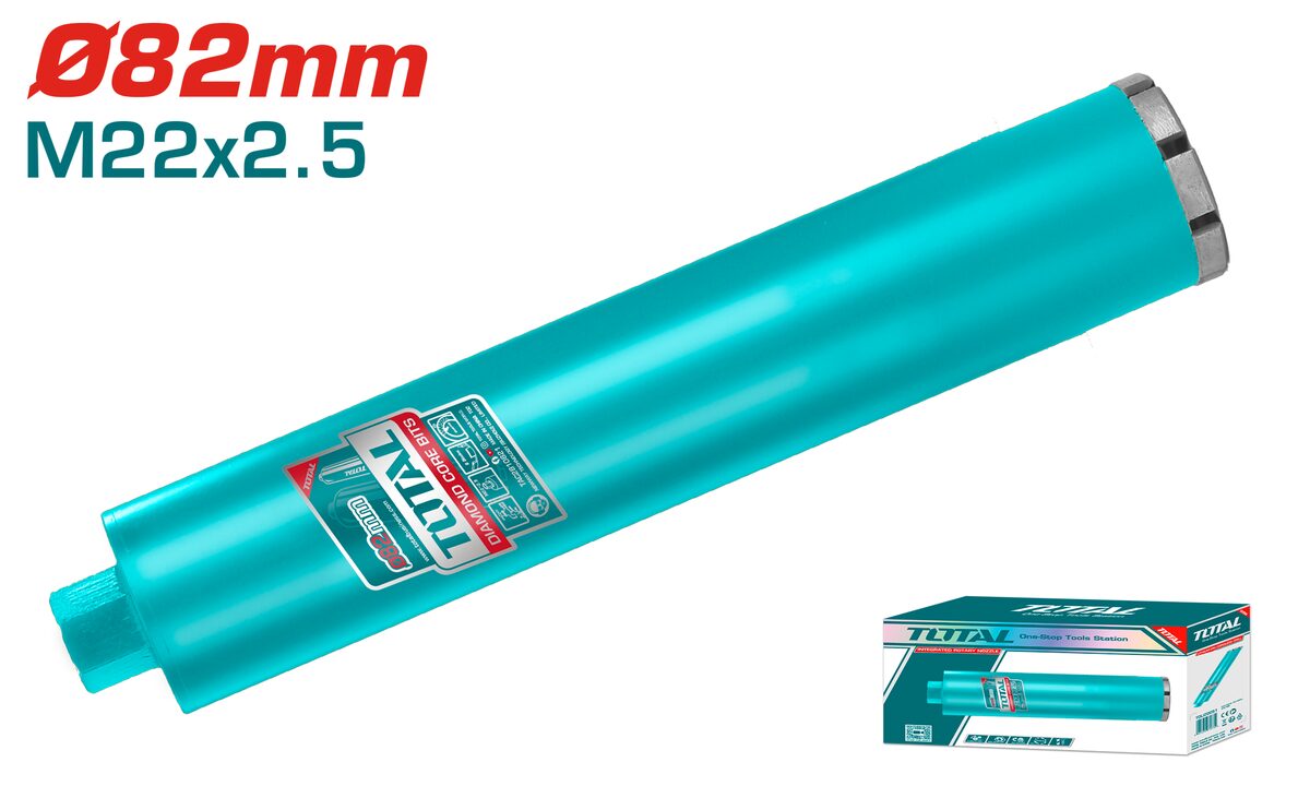 Trépan diamant 82mm M22x2.5 TOTAL