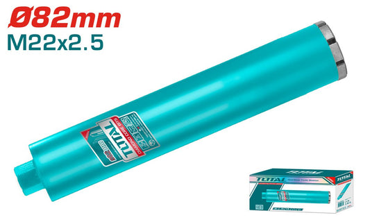 Trépan diamant 82mm M22x2.5 TOTAL