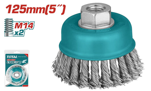 Brosse coupelle métallique