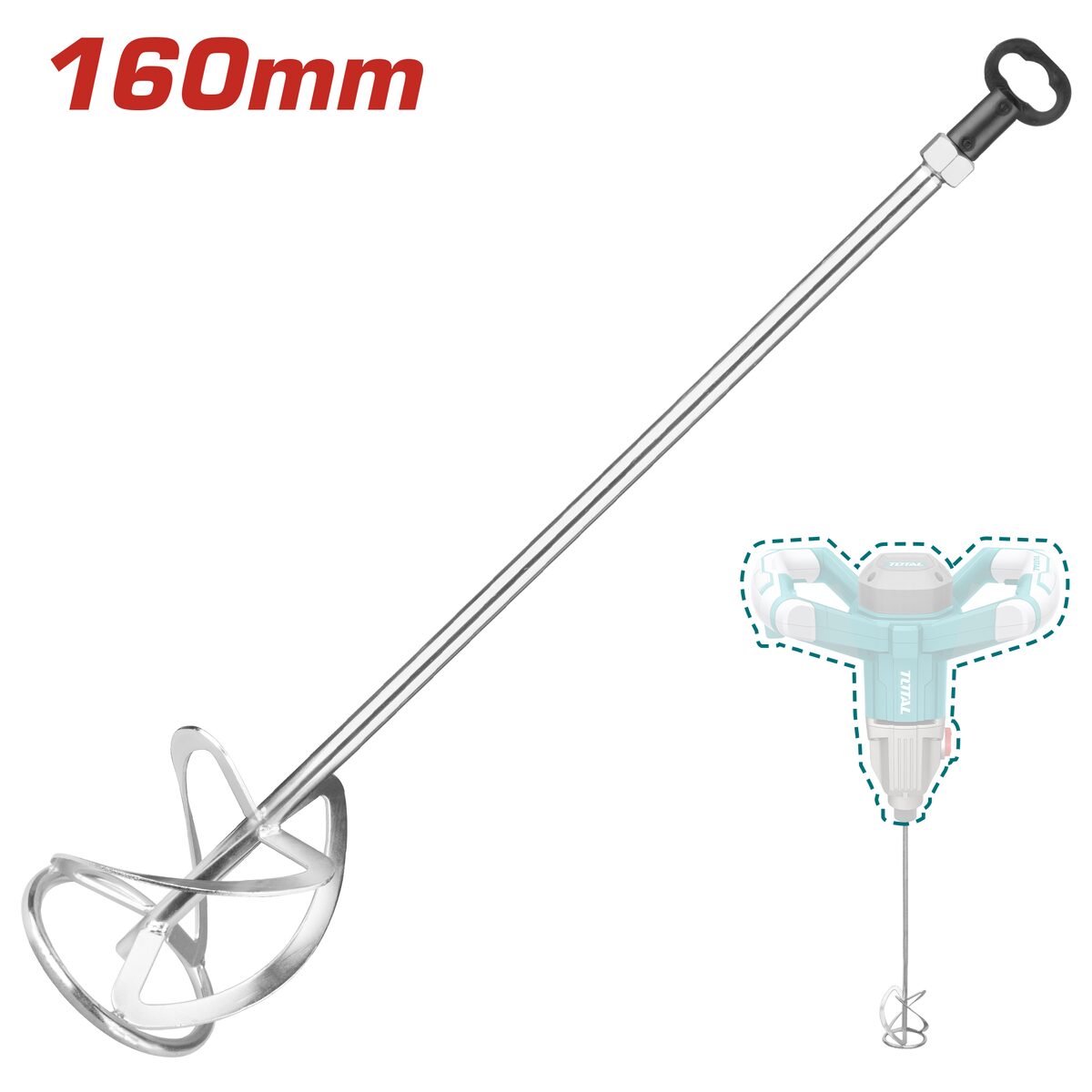 Agitateur malaxeur 160mm TOTAL