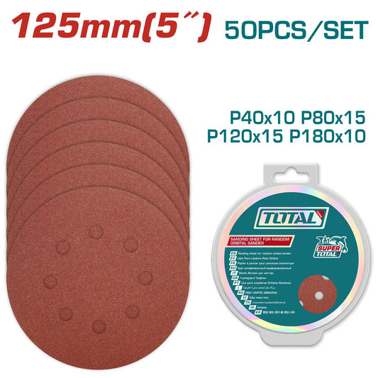 Feuille abrasive pour ponceuse orbitale aléatoire
