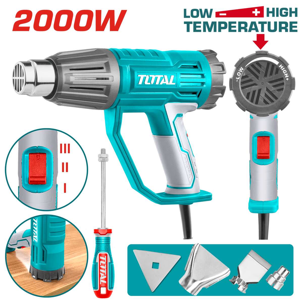 Décapeur thermique TOTAL TB20045