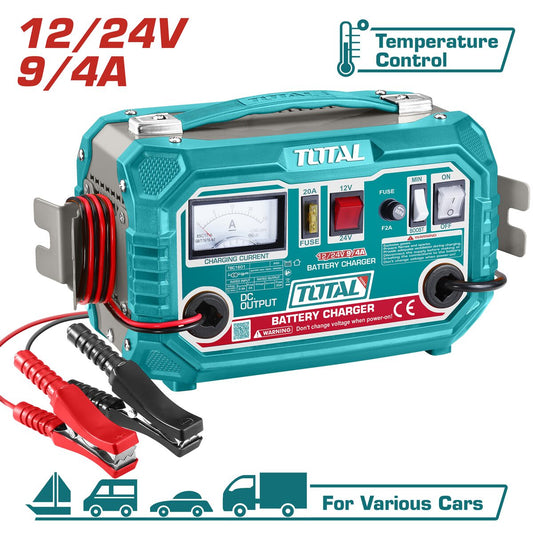 Chargeur rapide 12V/24V TOTAL