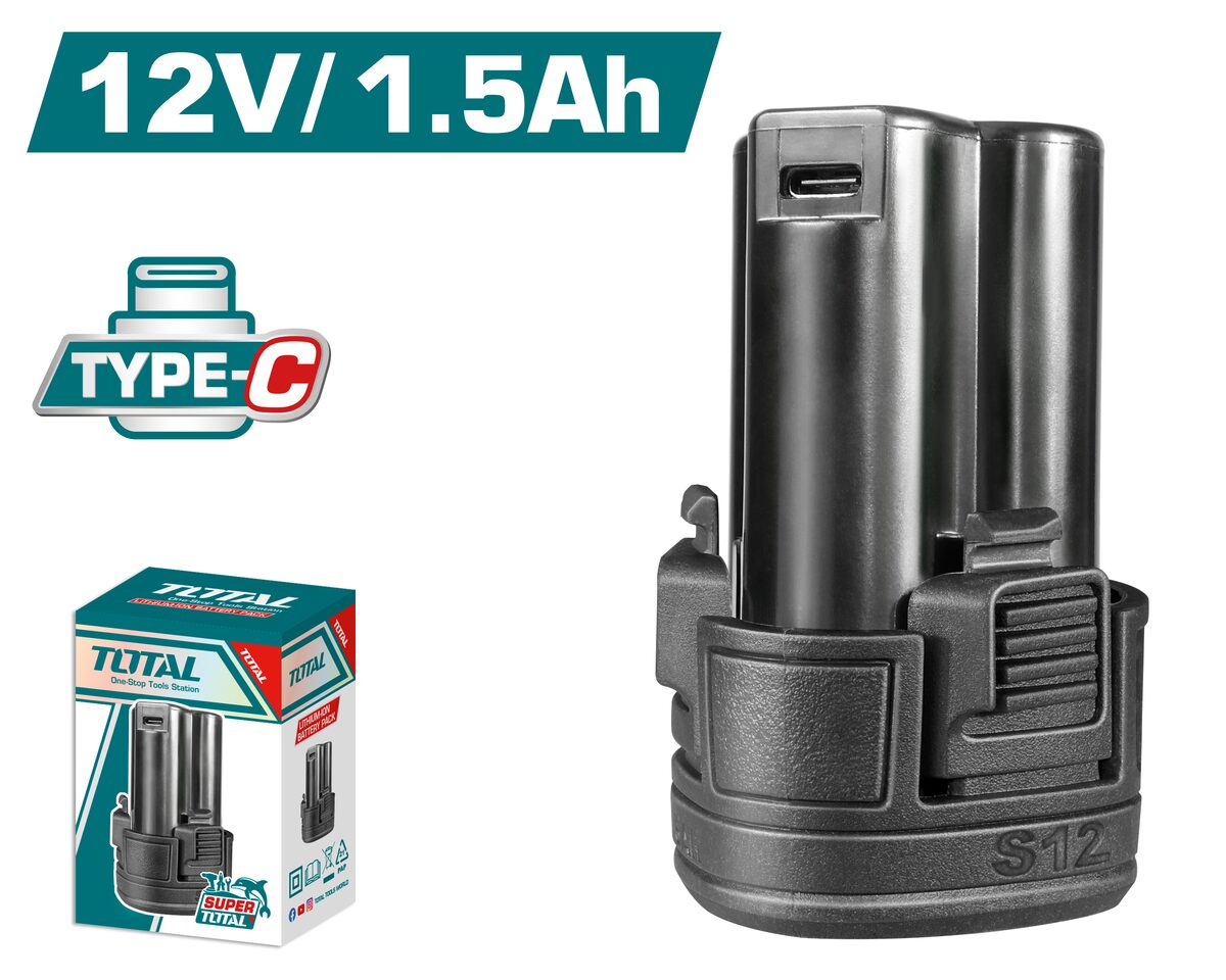 Batterie lithium-ion S12 1.5Ah TOTAL