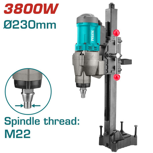 Machine à percer diamant 3800W 230mm TOTAL