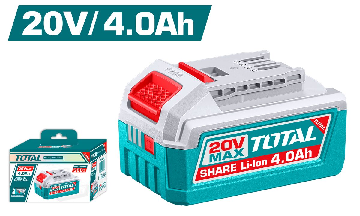Batterie lithium-ion P20S 4.0Ah TOTAL TFBLI2002