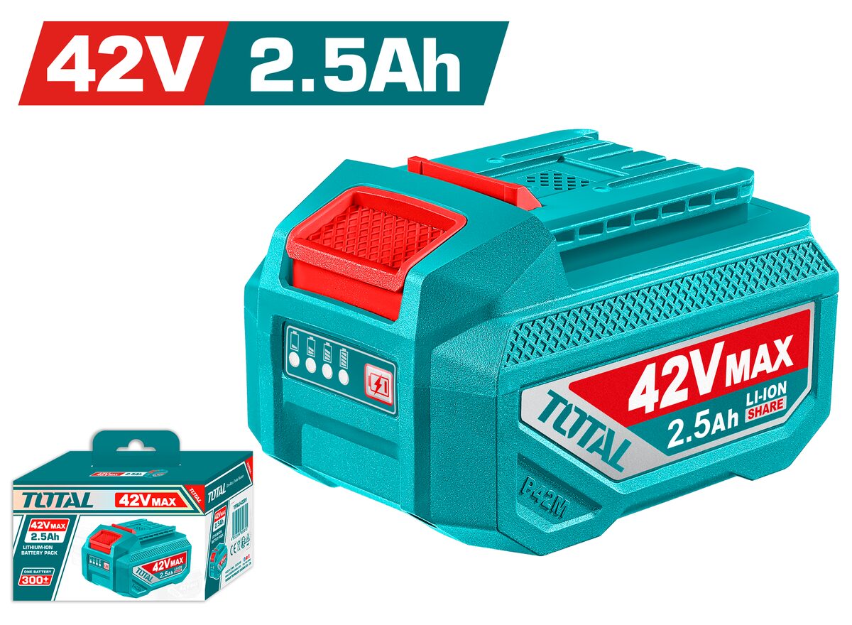 Batterie lithium-ion 42V 2.5Ah TOTAL