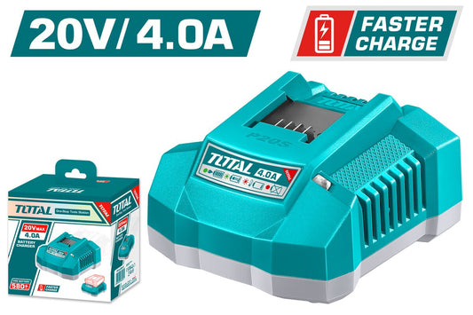 Chargeur batterie P20S 4.0A TOTAL TFCLI20411