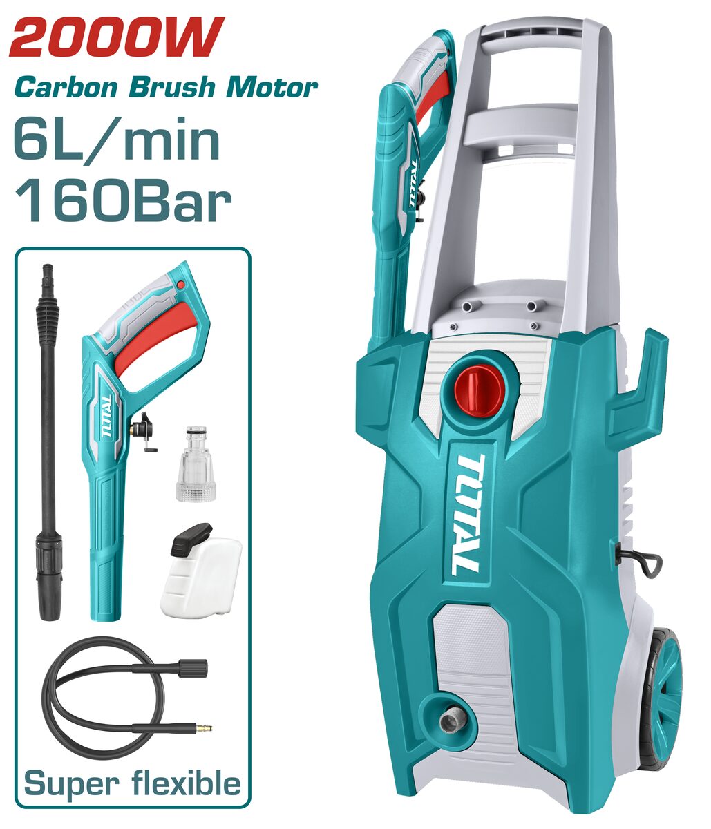 Nettoyeur haute pression 2000W TOTAL TGT11376