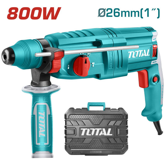 Marteau perforateur SDS Plus 800W 26mm TOTAL TH308268