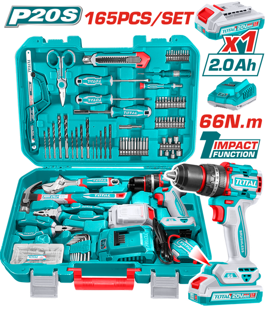 Ensemble d'outils de 165 pièces