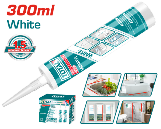 Mastic silicone acétique