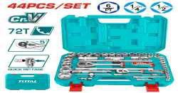 Jeu de douilles 44 pièces 1/4" et 1/2"
