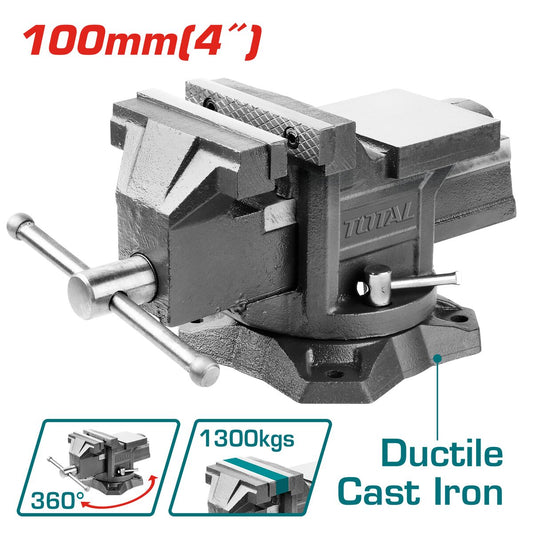Étau d'établi 100mm TOTAL