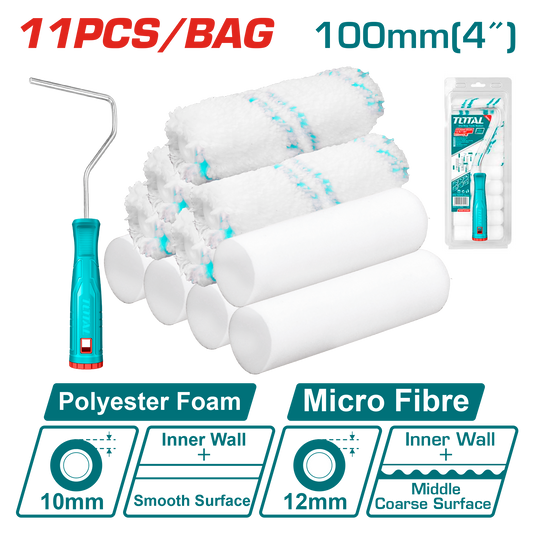 Brosse cylindrique 11 en 1 (paroi intérieure)