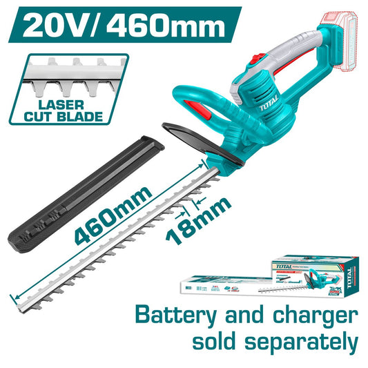 Taille-haie sans fil P20S 460mm TOTAL