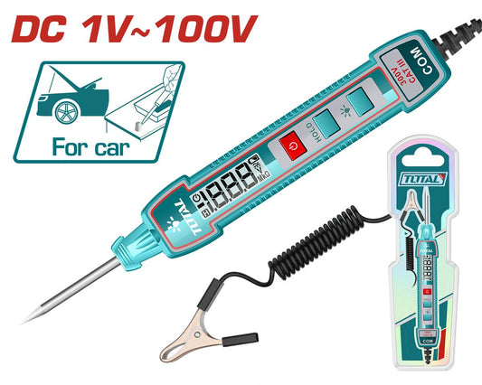 Testeur circuit automobile DC 1V-100V TOTAL