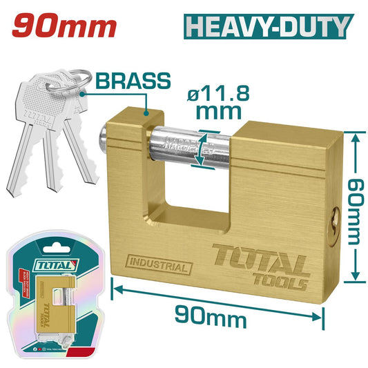 Cadenas laiton monobloc renforcé TOTAL TLK32903