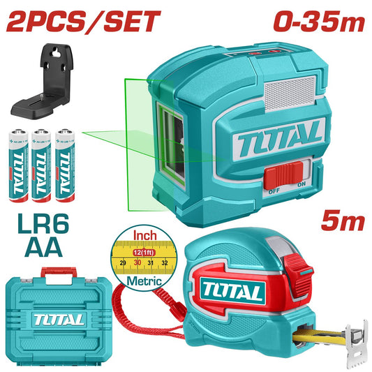 Kit niveau laser 2pcs set TOTAL