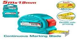 Mètre ruban acier TOTAL TMT34519
