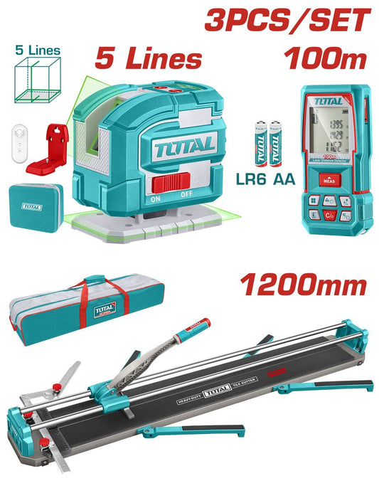 Kit coupe-carrelage + laser TOTAL