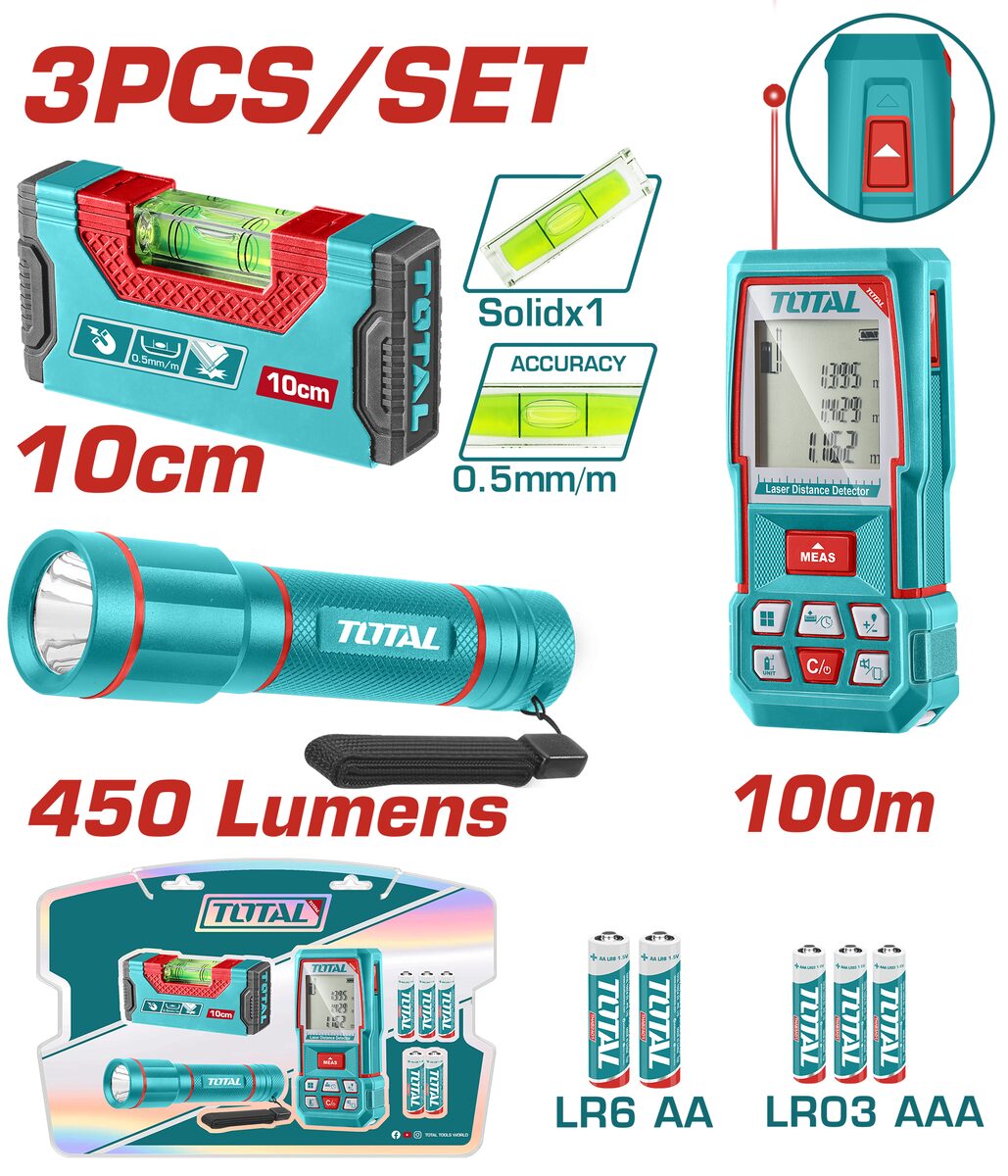 Kit détecteur distance + laser TOTAL