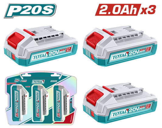 Kit batteries P20S 3x2.0Ah TOTAL